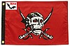 Caribbean Pirate 12"x18" Flag